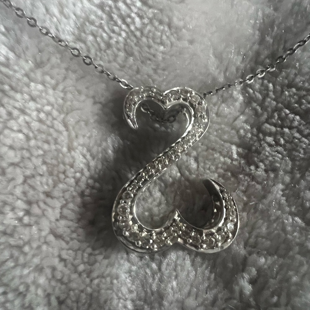 Jane Seymour open heart necklace